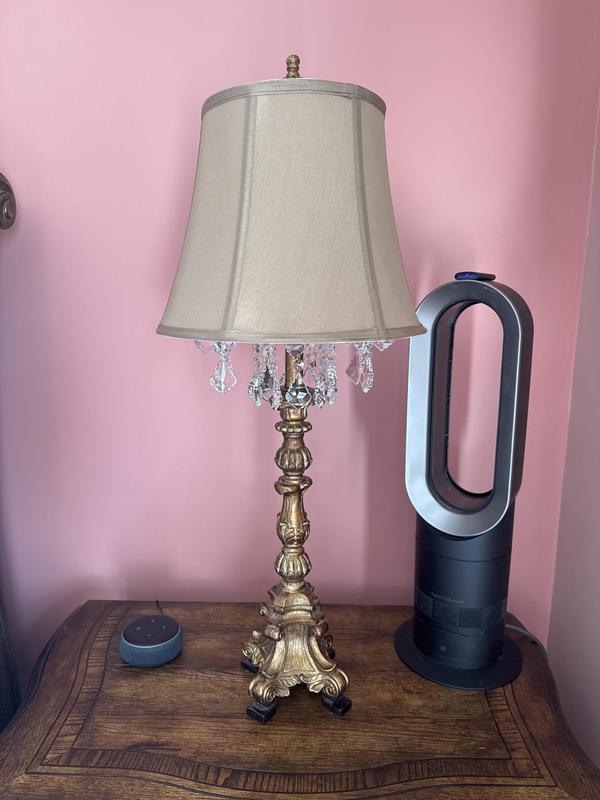 Gold candlestick lamp