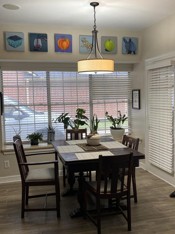 Our new kitchen light fixture.