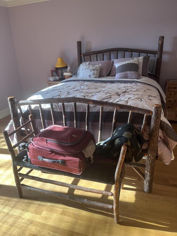 Bedroom before new lighting!