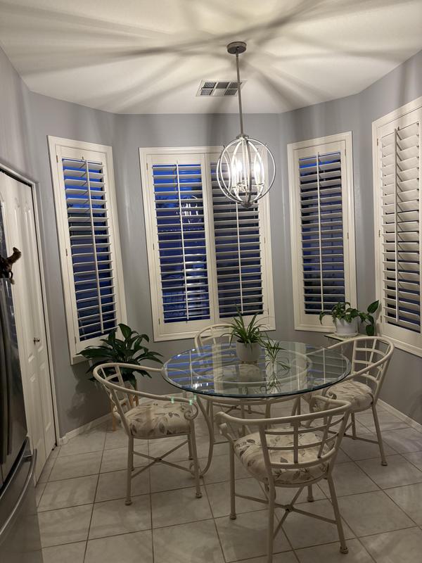 Kitchen nook! See also I purchased the 24" one to match! Perfect and beautiful