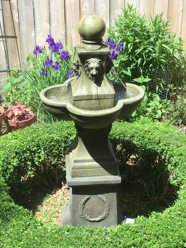 Lamps Plus Fountain in our Courtyard
