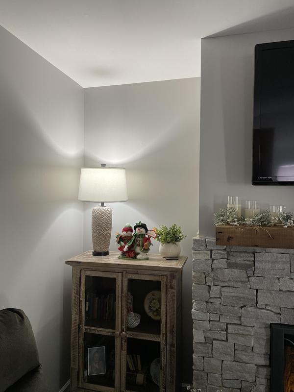 Both lamps are just the right size for each side of the fireplace!