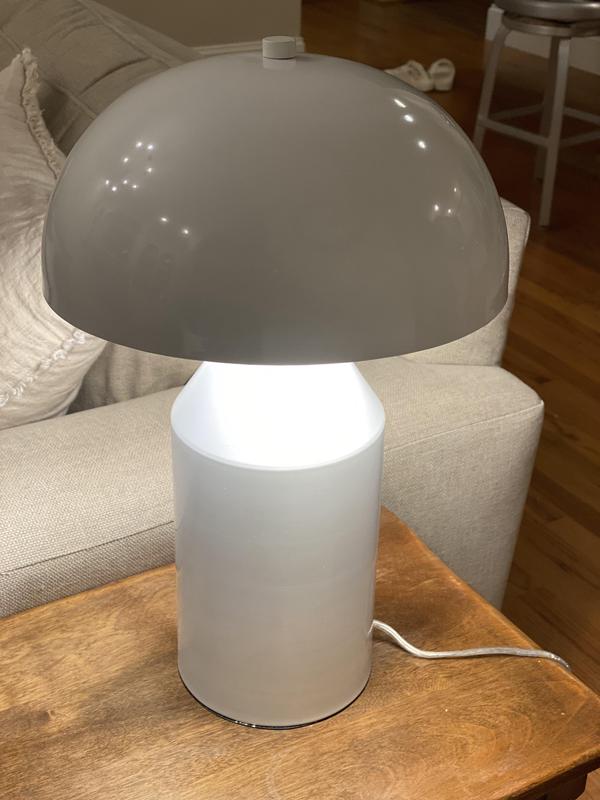 Felix Modern White Dome Table Lamps Set of 2