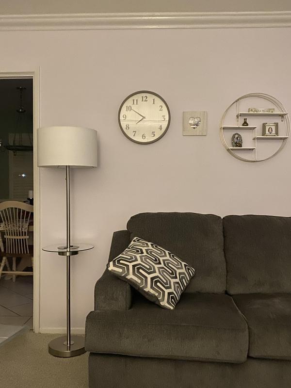 Love this table lamp. Easy to assemble and looks so modern. USB charger is convenient.