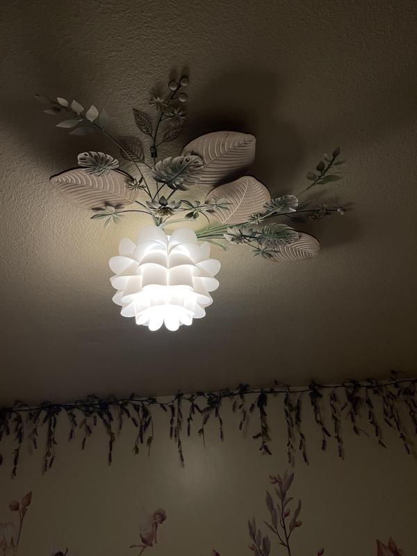 Looks better in person. My wife and I were going for a whimsical forest type theme.