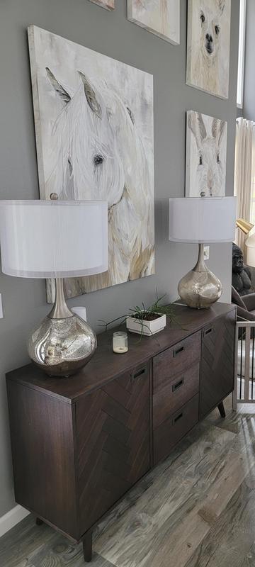 I ordered two of these gorgeous lamps.  Stunning!