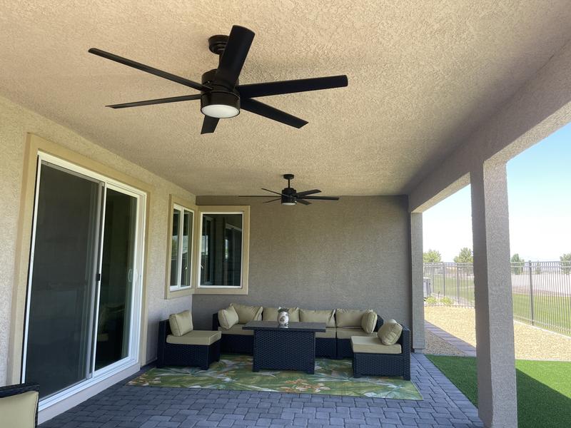 Installed in my outdoor patio! Complements my outside decor very nicely.