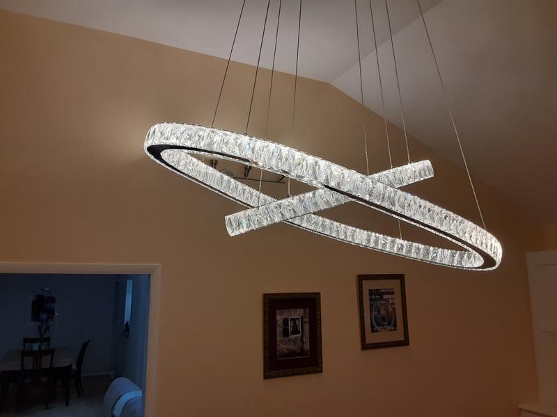 Wainwright Chrome Large Round Pendant Chandelier 48