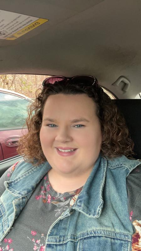 See the difference after using the tinted sunscreen! And really nothing else foundation, concealer, etc. wise. It evens out my complexion so nicely with a great shine as I would have moisturizer on not a greasy look!