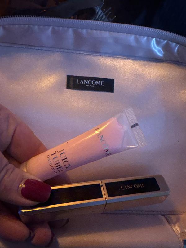 Juicy tube came in full-size and is a light sheer tint for a natural look