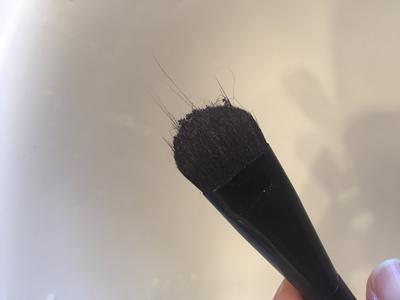 uneven / shedding bristles
