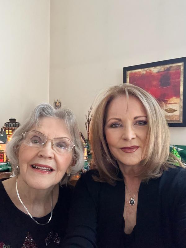 My beautiful 93yo Mom and I attending a Concert
