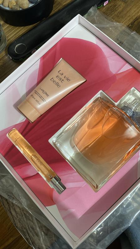 La vie est Belle from Lancome Gift Set 3.4oz edp+0.34oz edp spray+6.7oz Lotion N selling