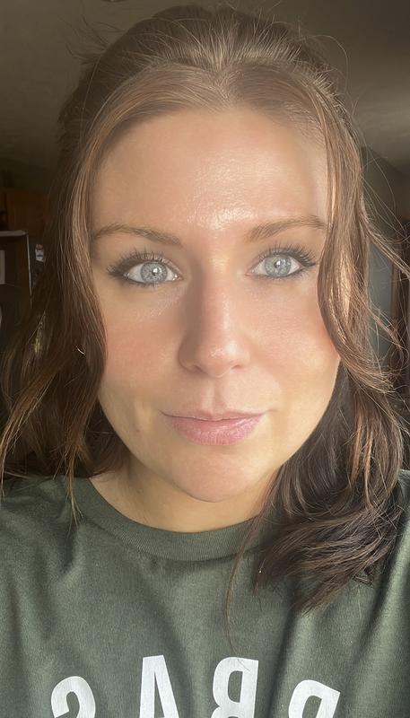 Wearing Lancôme Lash Idol mascara and Lancôme Le Stylo eyeliner