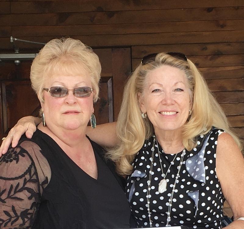 With my sister-in-law.