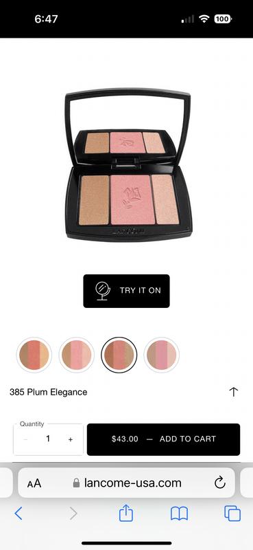 The color swatches are switched