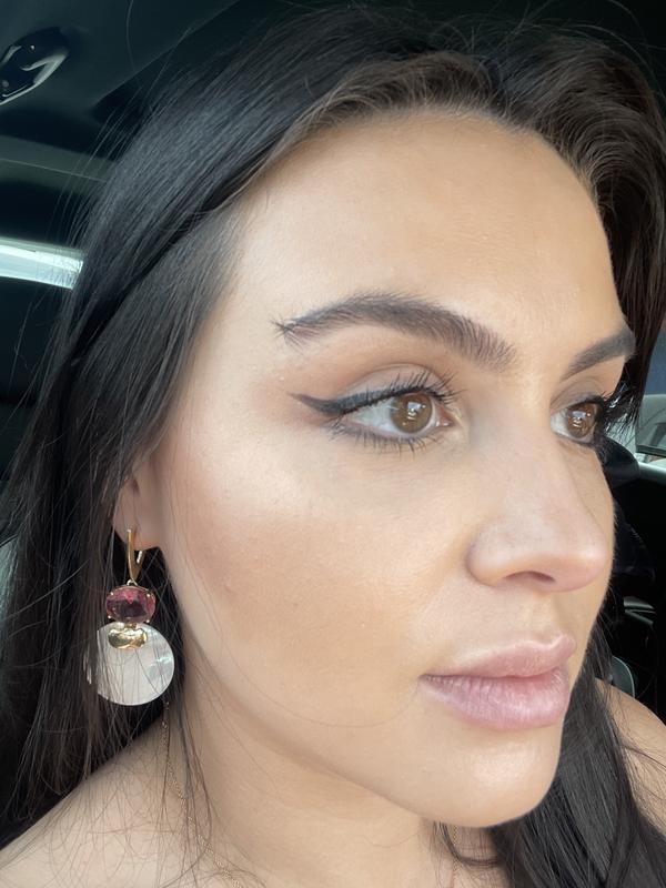 Eyeliner and mascara