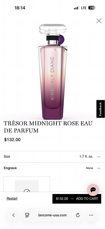 Trésor Midnight Rose Eau De Parfum, 1 oz