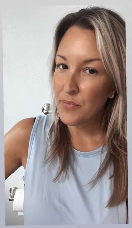 Hydrated and glowing.