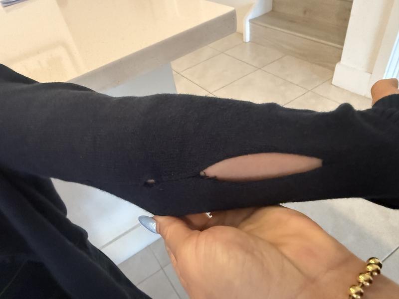 Customer photo for "Very Poor stitching quality"