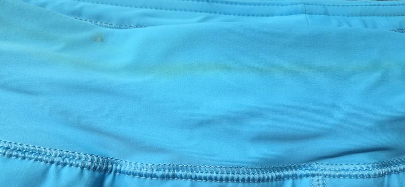 My board shorts. Note the yellow line that bled through the waistband