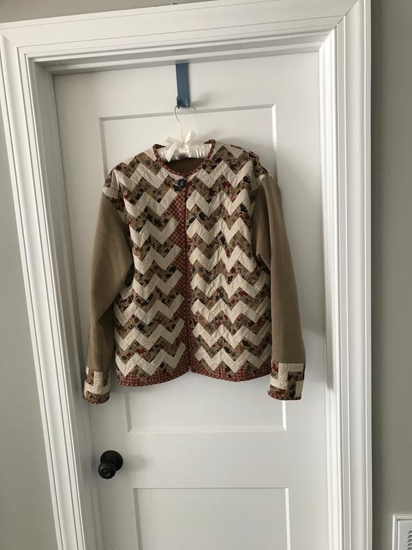 My chevron sweat shirt jacket