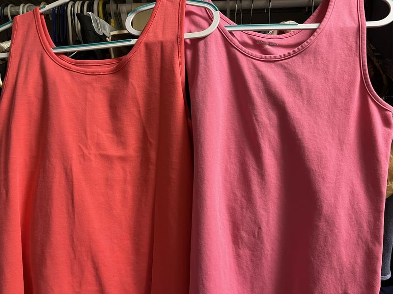 My Lands End shirt -on the right. The new shirt on the left