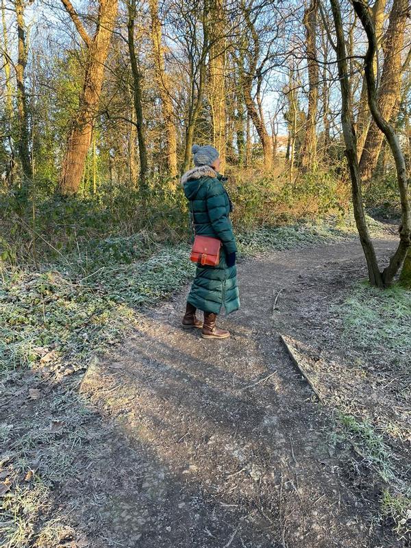 Down maxi coat, love it