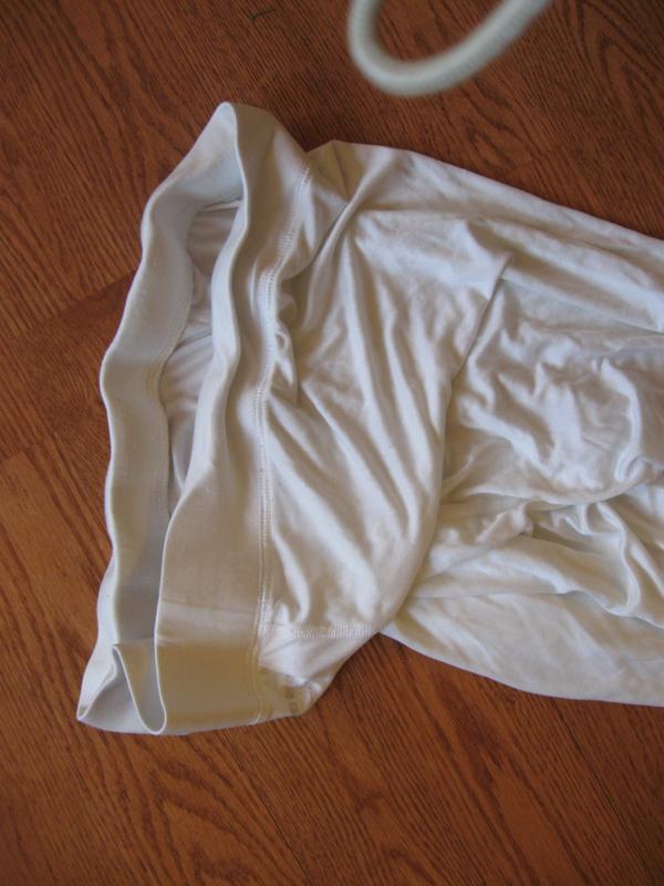 Waistband with a permanent bend