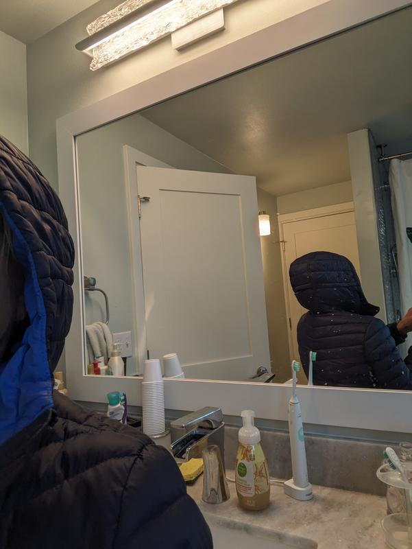 My Navy blue XS petite hooded coat.