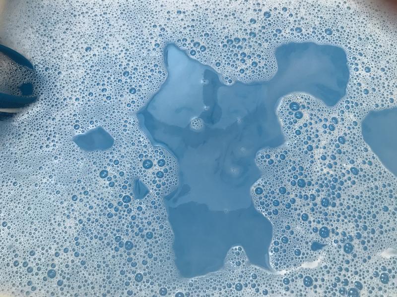 Water after 2 rinses
