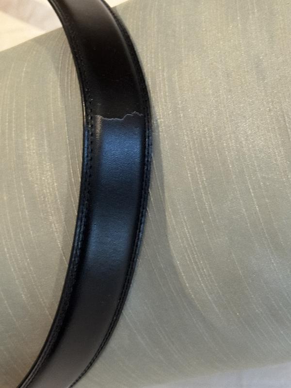 The leather cracked after several weeks of wear!