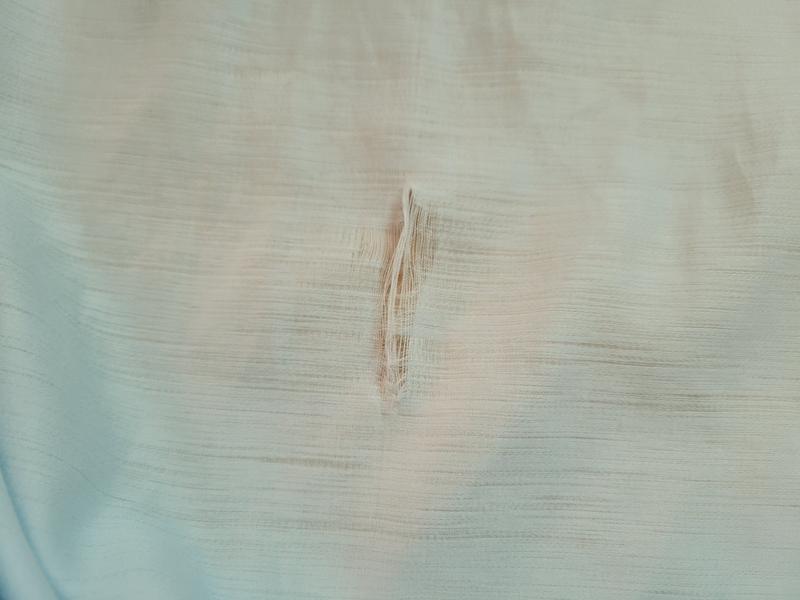 Customer photo for "threadbare issue- poor wear"