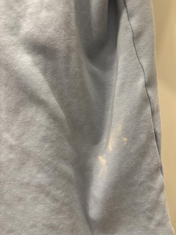 Customer photo for "Fading spots after 1 wash"