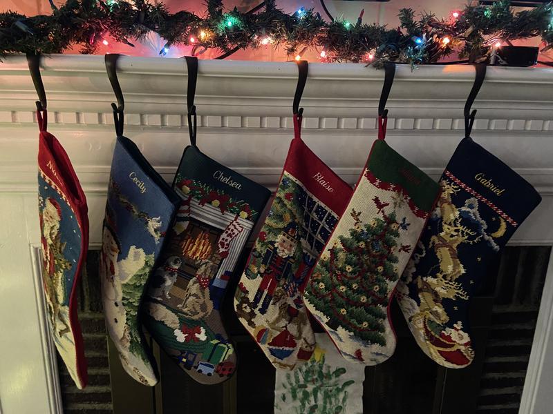 Needlepoint stockings