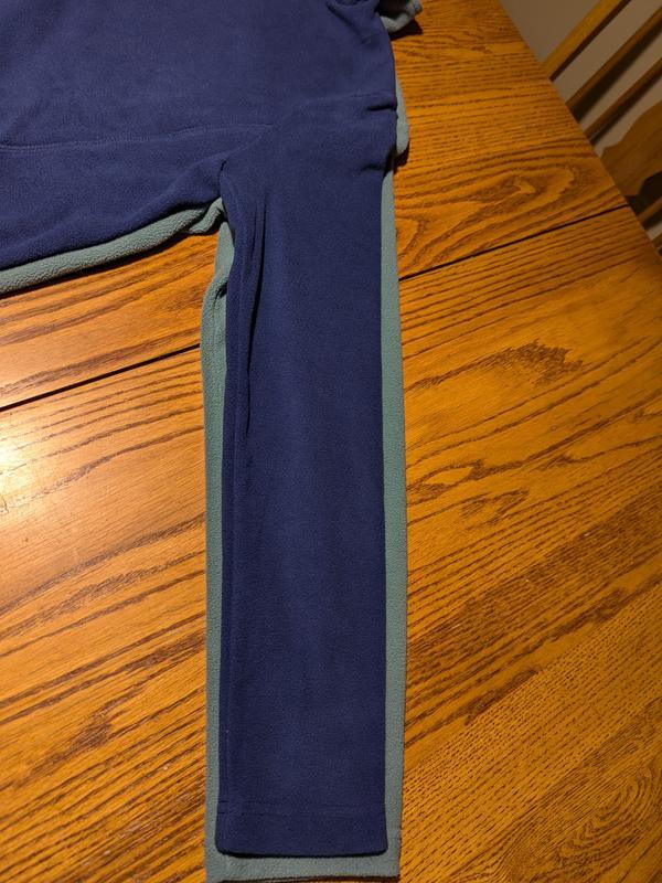 Sleeves are really tight on the navy, even if wearing a sleeveless top underneath.