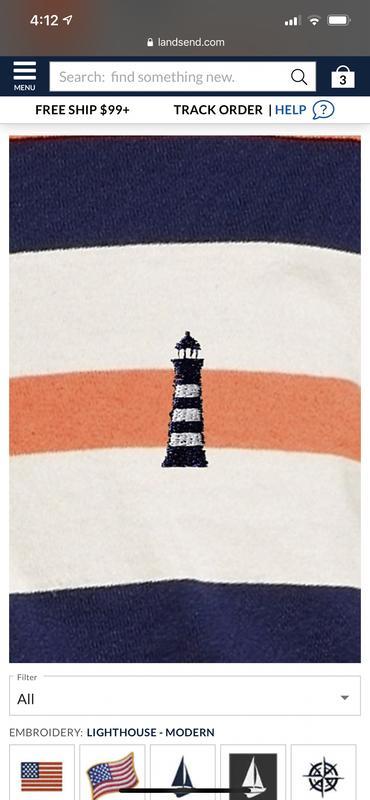 Digital rendering of light house emblem