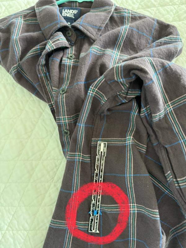 Plaid match is off by over an inch.