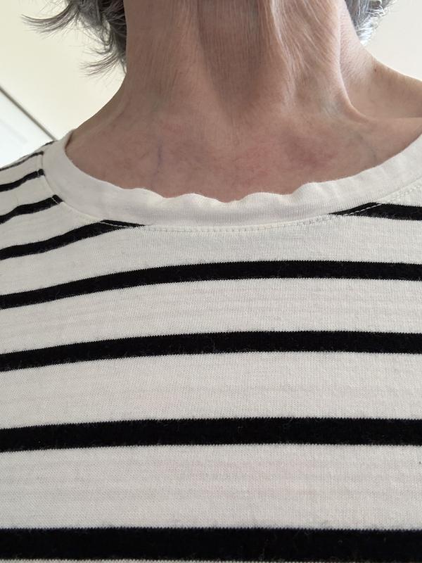 Customer photo for "Sad neckline!"