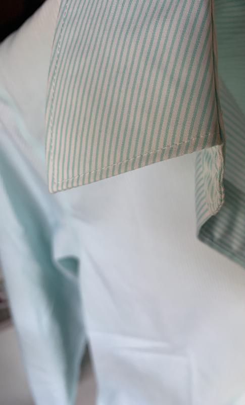 White fabric not green