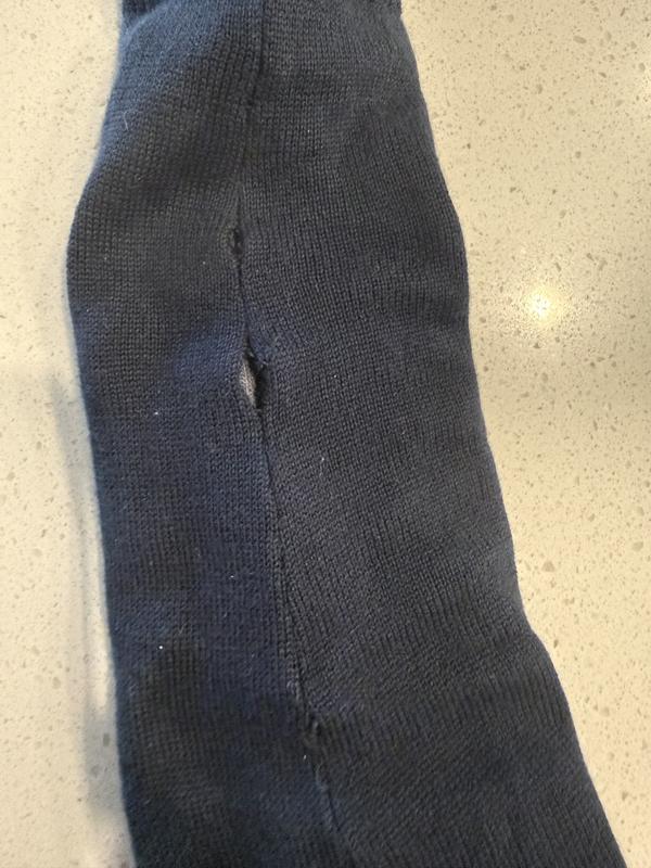 Customer photo for "Very Poor stitching quality"