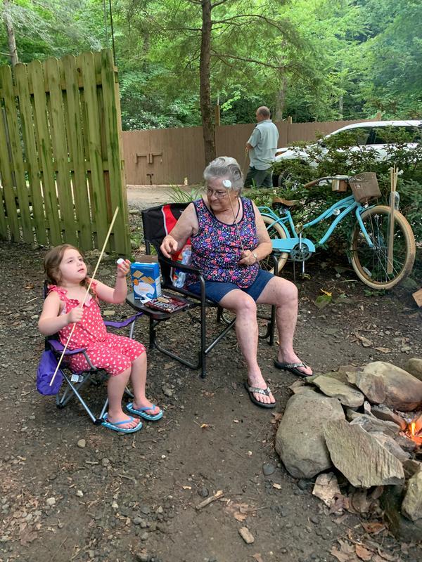 Mama’s shirt ... we now match!