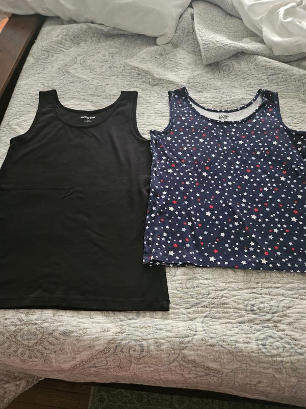 New one, compared with one that has been washed a few times.