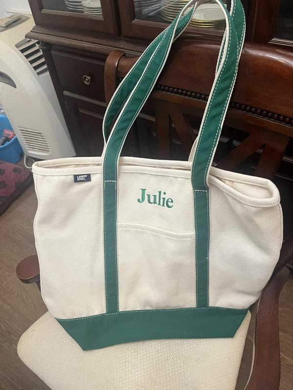 Customer photo for "Reliable sturdy canvas tote"