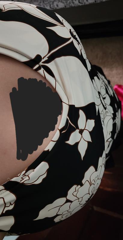Chest fabric bunching