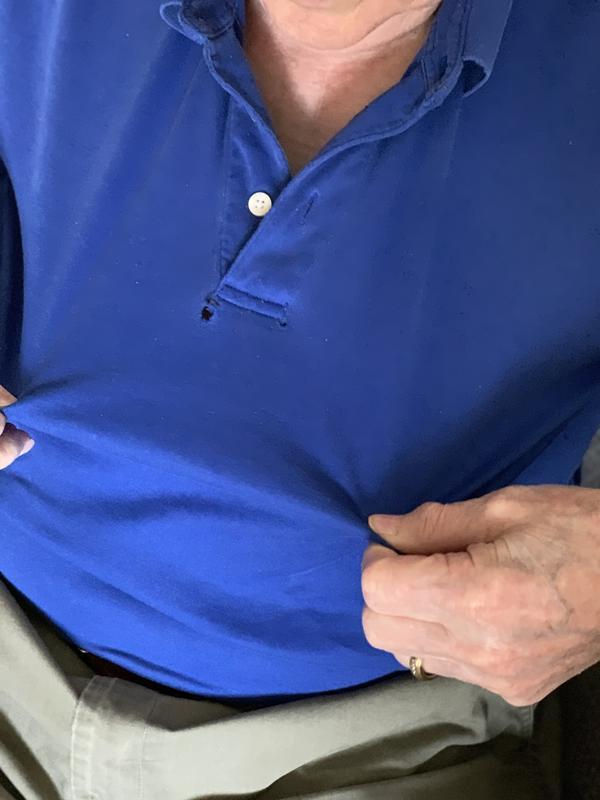 Example of the holes that are not patchable!!