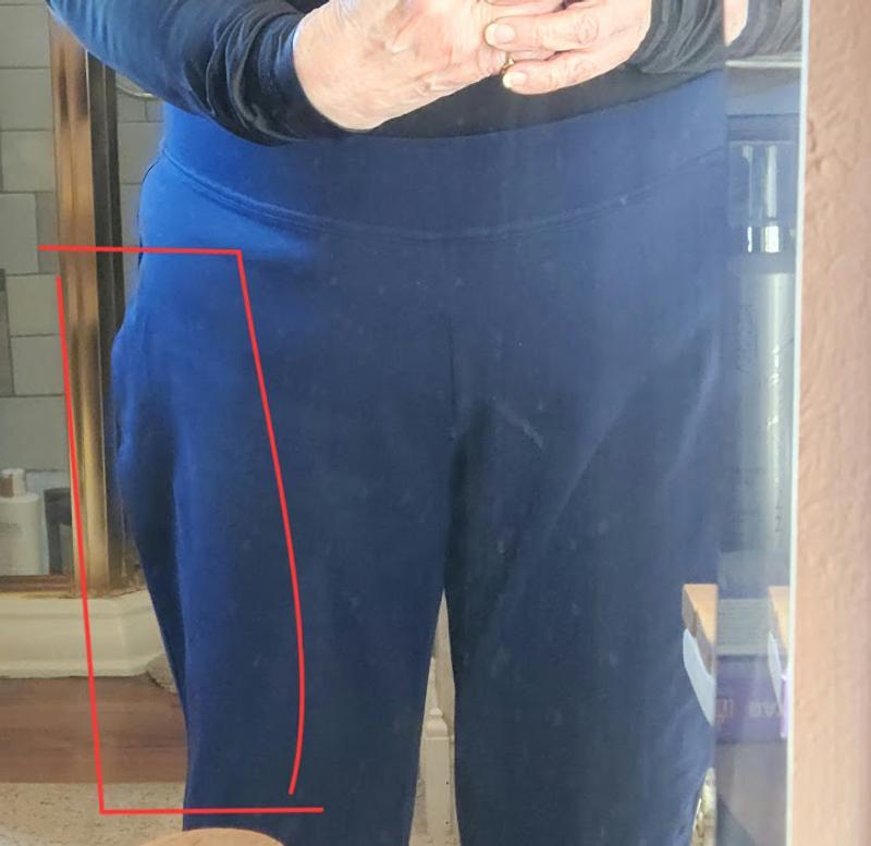 poor fit on pants