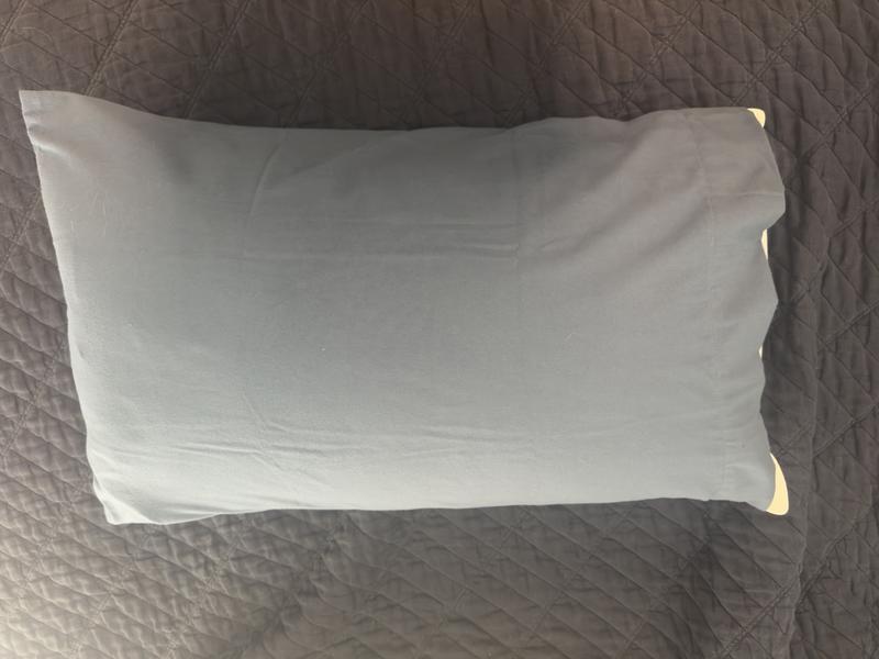 Cal King pillowcases too short for king size pillows.