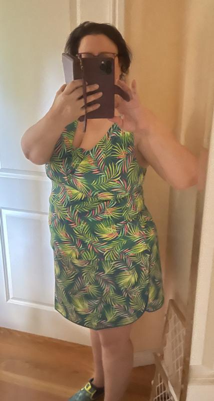 My new Lands End swim skort, tankini top and matching water shoes!