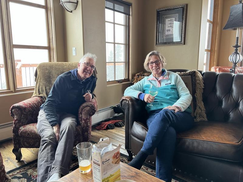 Wearing Lands End at Big Sky Montana!